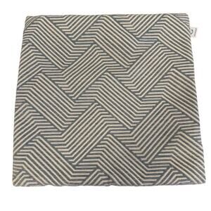 Westex Blue Textured Velvet Throw Accent Pillow Cover Case Zip Close Square 20"